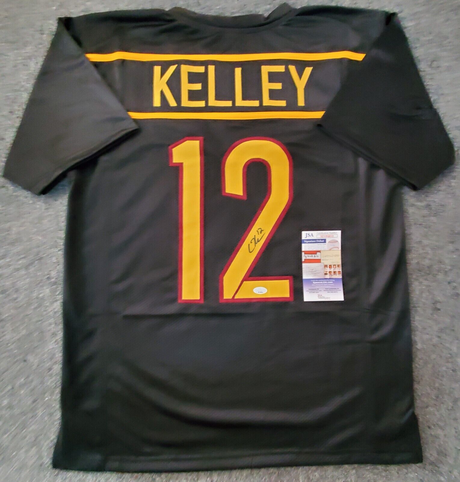 Washington Commanders Cole Kelley Autographed Signed Jersey Jsa Coa