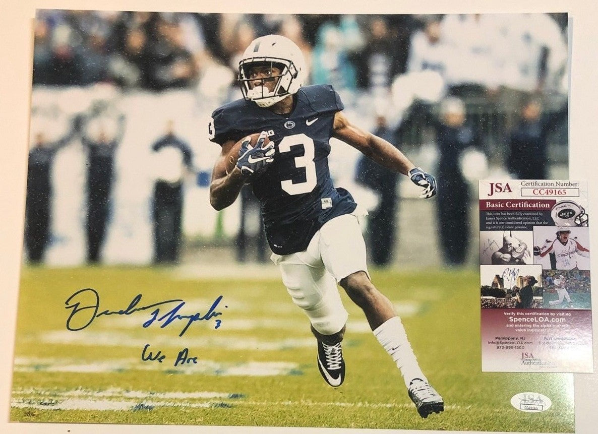 Deandre Thompkins Autographed Signed Inscribe Penn State 11X14 Photo Jsa Coa