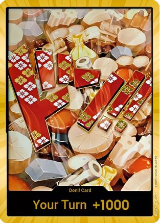 DON!! Card (Oden) (Gold) - Premium Booster -The Best- Foil