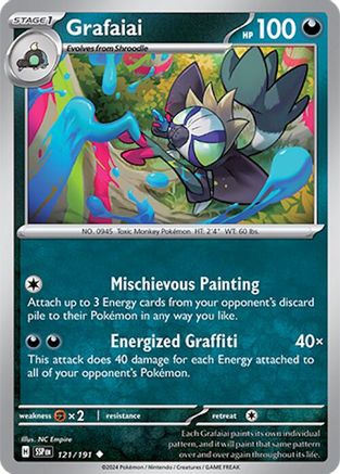 Grafaiai 121/191 - SV08 Surging Sparks Reverse Holofoil