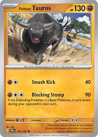 Paldean Tauros 101/191 - SV08 Surging Sparks
