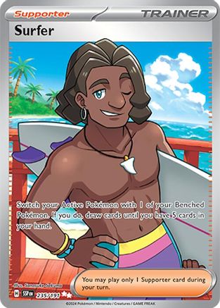 Surfer 235/191 - SV08 Surging Sparks Holofoil