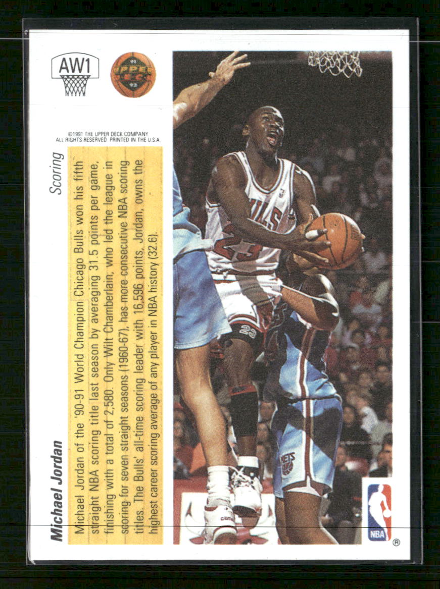 1991-92 Upper Deck Award Winner Holograms Michael Jordan #AW1