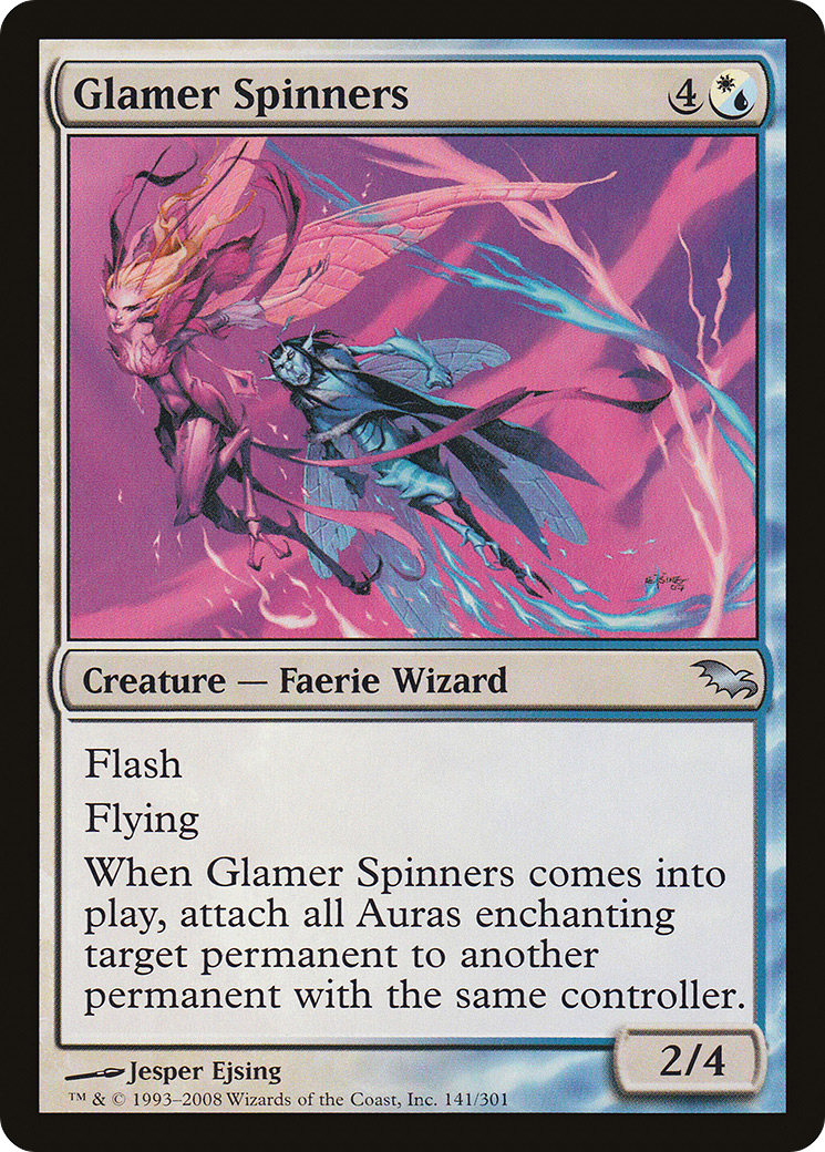 Glamer Spinners (SHM-141) - Shadowmoor Foil