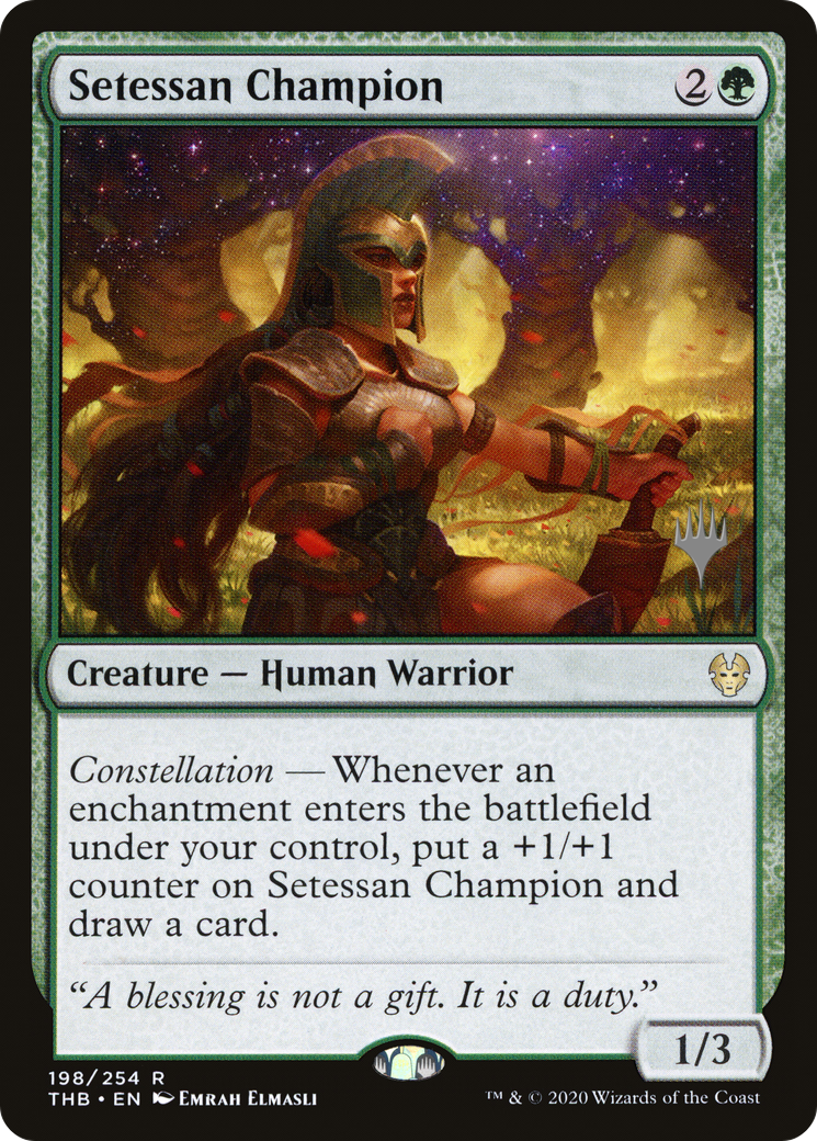 Setessan Champion (PPTHB-198P) - Theros Beyond Death Promos