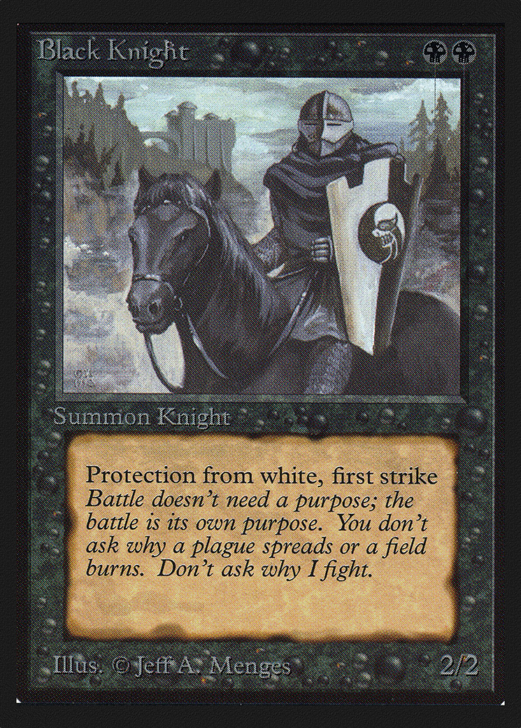 Black Knight (IED-095) - Intl. Collectors' Edition