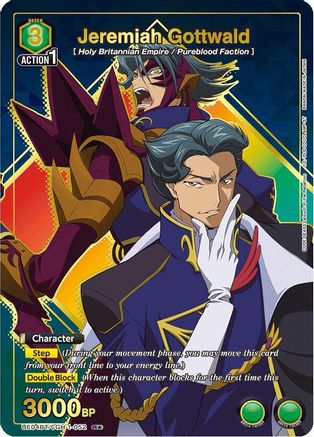 Jeremiah Gottwald (052) (R*) (UE04BT/CGH-1-052) - UE04BT CODE GEASS Lelouch of the Rebellion Foil