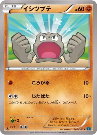 Geodude (040/080) - XY2 Wild Blaze Unlimited