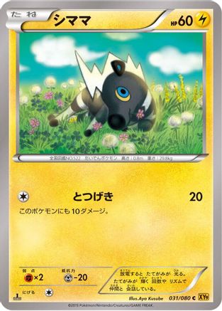 Blitzle (031/080) - XY9 Rage of the Broken Heavens 1st Edition