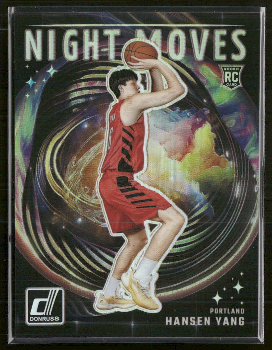 2025-26 Panini Donruss Night Moves Rookie Card Hansen Yang #12