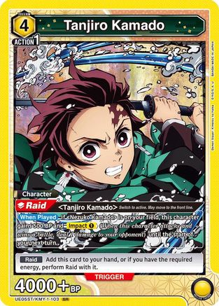 Tanjiro Kamado (103) (UE05ST/KMY-1-103) - UE05ST Demon Slayer Kimetsu no Yaiba Starter Deck Foil