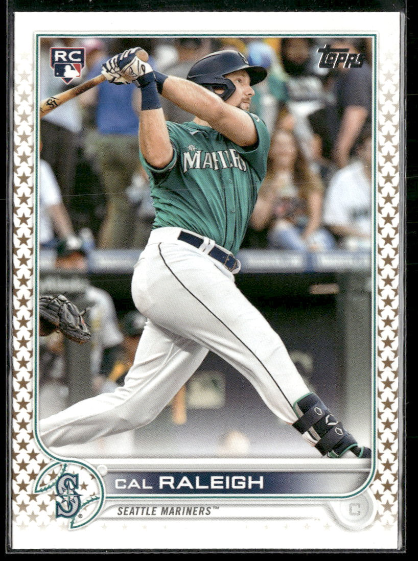 2022 Topps Gold Star Cal Raleigh Rookie #277