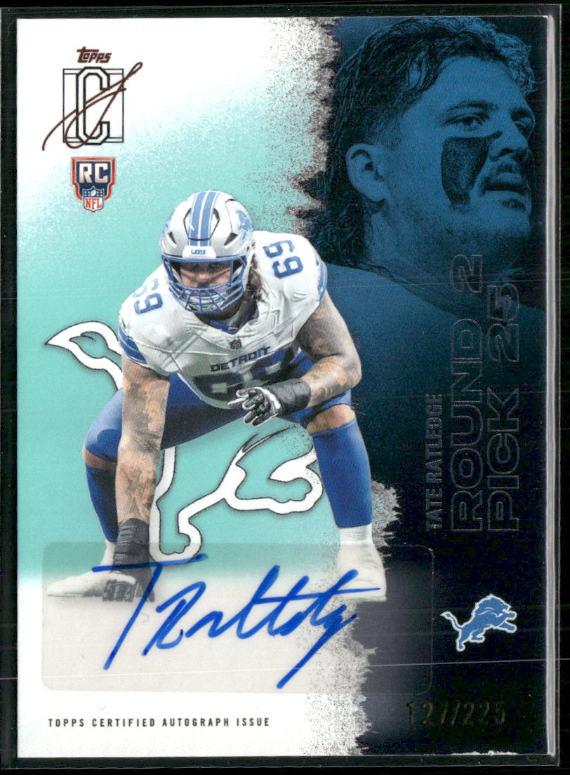 2025 Topps Signature Class Autographs Teal Tate Ratledge Rookie #/225 #219