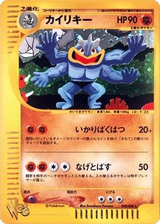 Machamp (048/048) - Pokemon Web 1st Edition Holofoil