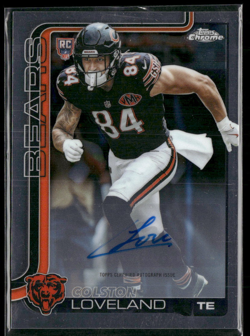 2025 Topps Chrome Rookie Auto Colston Loveland #RA-CL