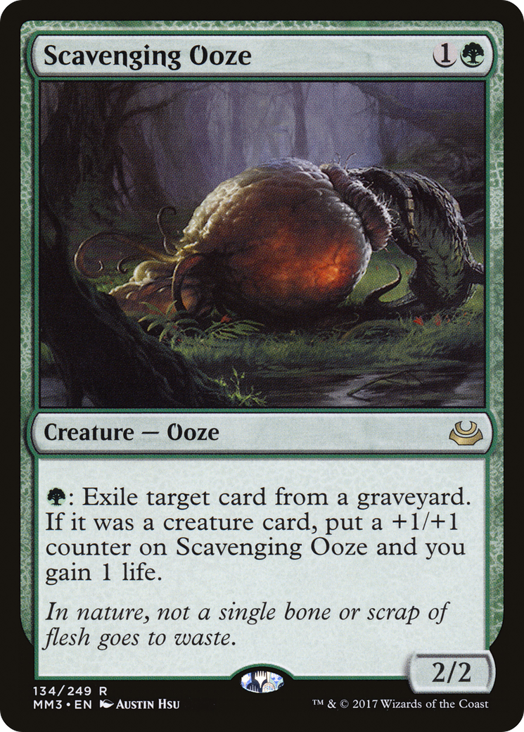 Scavenging Ooze (MM3-134) - Modern Masters 2017