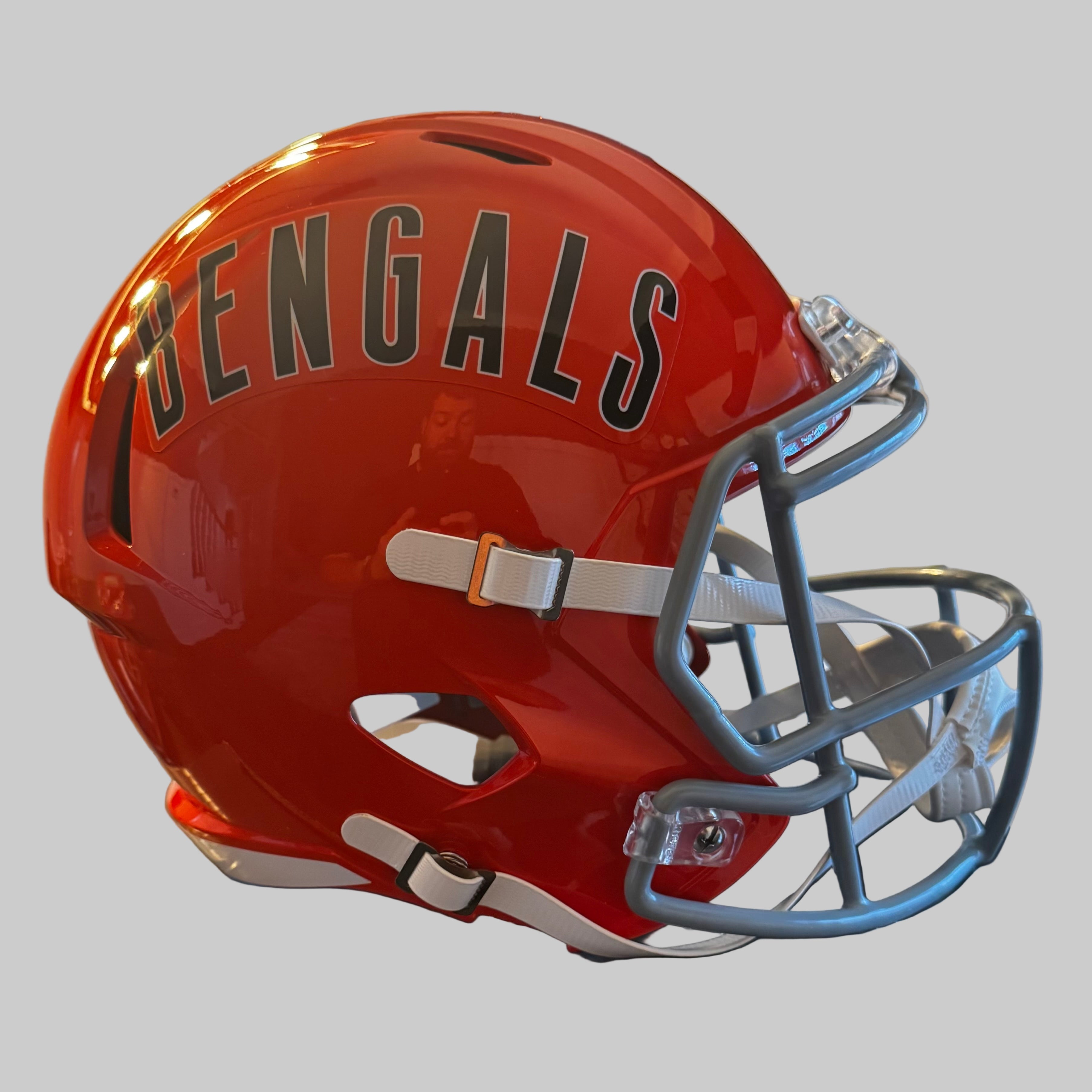 Cincinnati Bengals 1968 to 1979 Full Size Speed Replica Throwback Helmet- NFL