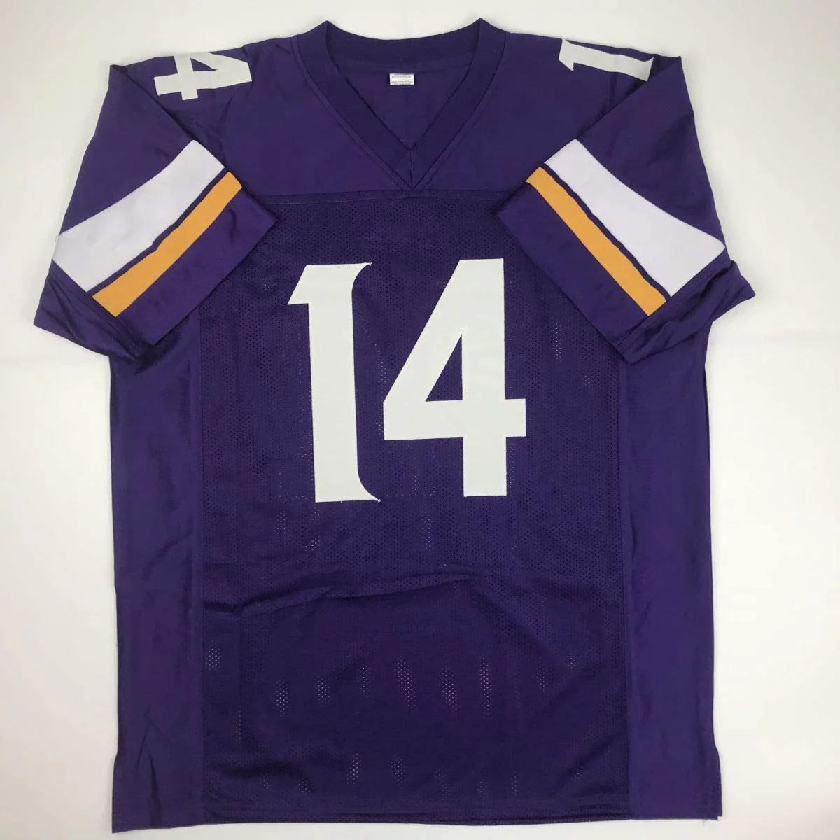 Autographed/Signed Stefon Diggs Minnesota Purple Football Jersey Beckett BAS COA