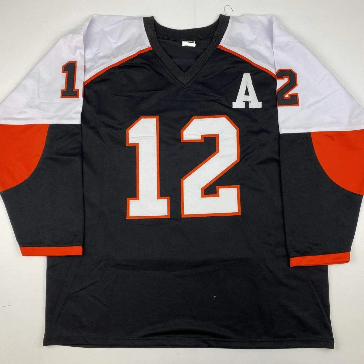 Autographed/Signed Simon Gagne Philadelphia Black Hockey Jersey JSA COA