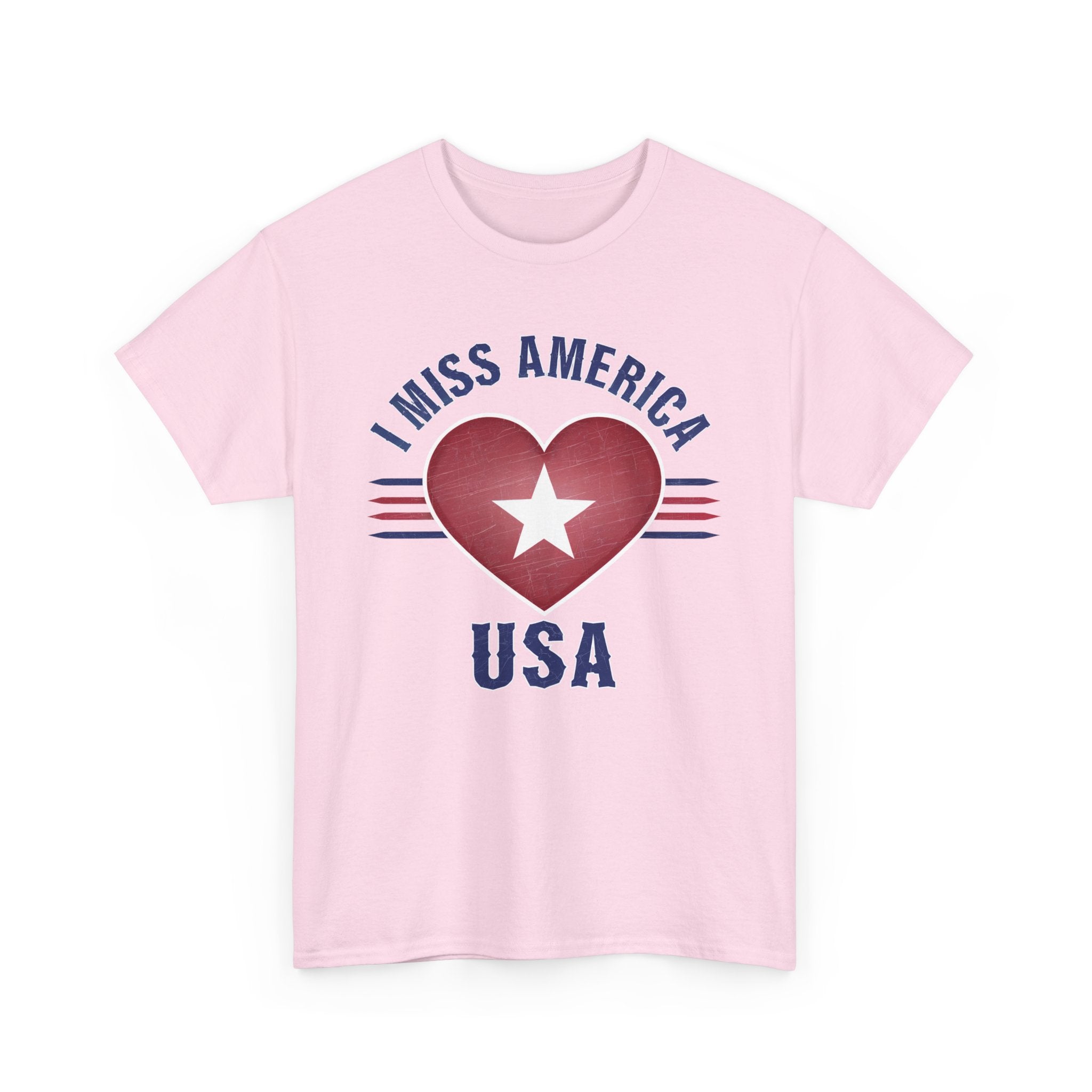 "I Miss America" Heart Unisex Heavy Cotton Tee