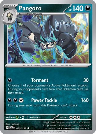 Pangoro 099/159 - SV09 Journey Together