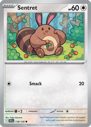 Sentret 118/159 - SV09 Journey Together Reverse Holofoil