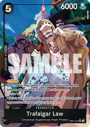 Trafalgar Law (Alternate Art) (EB02-045) - Extra Booster: Anime 25th Collection Foil
