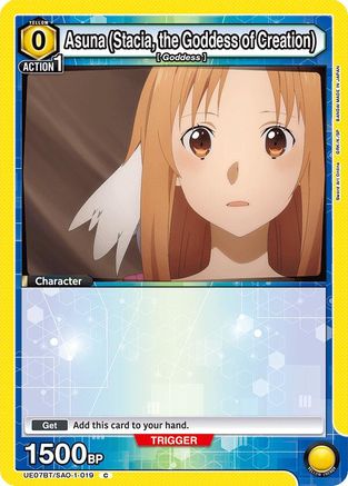 Asuna (Stacia, the Goddess of Creation) (019) (UE07BT/SAO-1-019) - UE07BT Sword Art Online