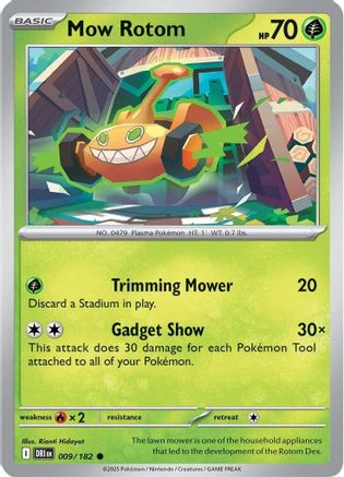 Mow Rotom 009 - SV10 Destined Rivals Reverse Holofoil