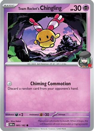 Team Rocket's Chingling 085 - SV10 Destined Rivals Reverse Holofoil