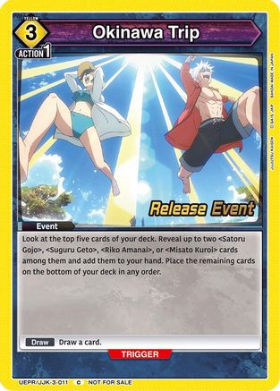 Okinawa Trip (UEPR/JJK-3-011) - UEX02BT Jujutsu Kaisen Vol2 Release Event Cards