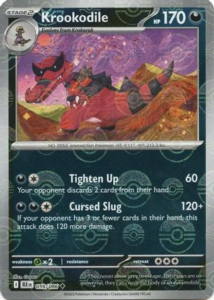 Krookodile (Poke Ball Pattern) 059/086 - SV Black Bolt - Holofoil