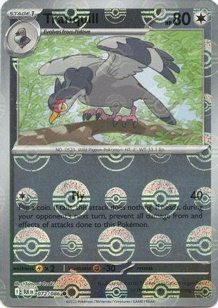 Tranquill (Poke Ball Pattern) 072/086 - SV Black Bolt - Holofoil