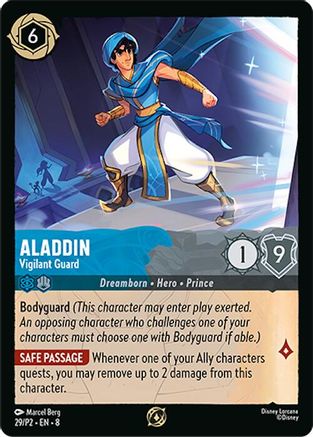 Aladdin - Vigilant Guard (29) - Disney Lorcana Promo Cards Cold Foil