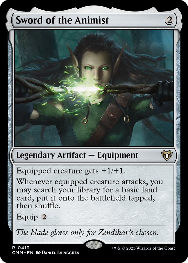 Sword of the Animist (CMM-413) - Commander Masters