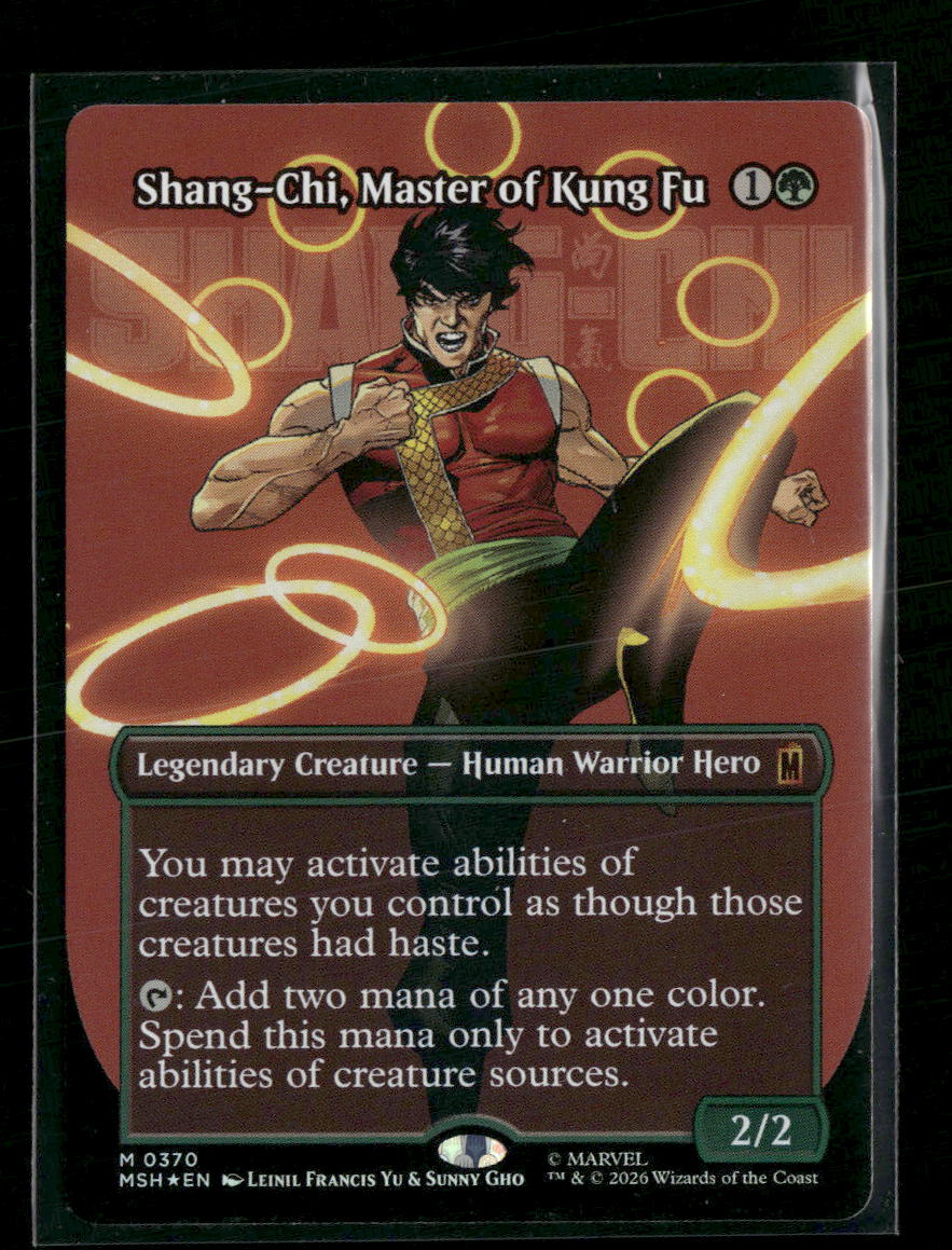 Marvel Super Heroes Shang-Chi, Master of Kung Fu (Borderless) Foil #370