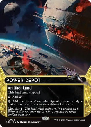 Power Depot (0034) (Borderless) (EOS-034) - Edge of Eternities: Stellar Sights