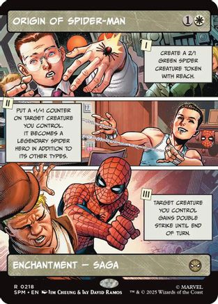 Origin of Spider-Man (Borderless) (SPM-218) - Marvel's Spider-Man