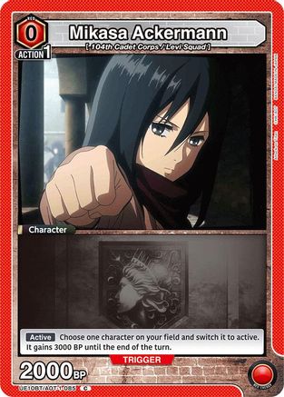Mikasa Ackermann (085) (UE10BT/AOT-1-085) - UE10BT Attack on Titan