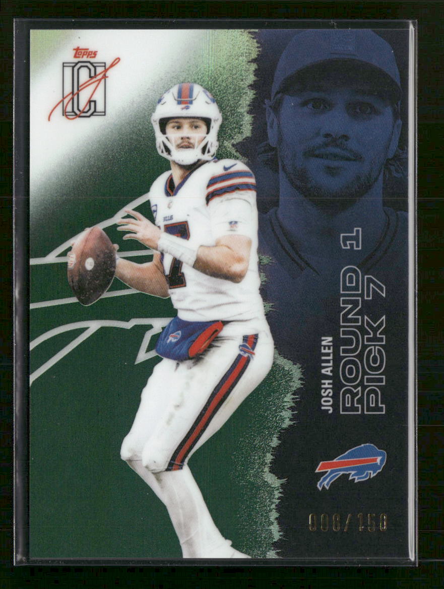2025 Topps Signature Class Autographs Green Josh Allen #/150 Auto #7