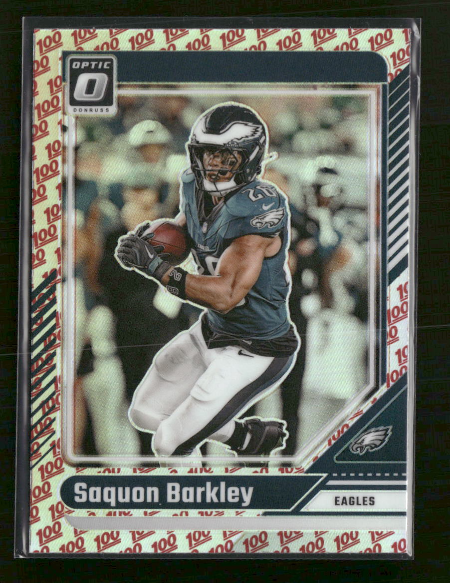 2024 Donruss Optic One Hundred Saquon Barkley #159