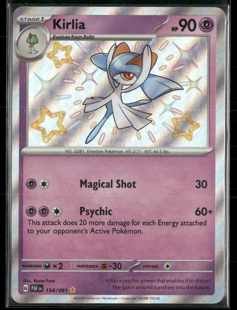 SV: Paldean Fates Kirlia #154/091