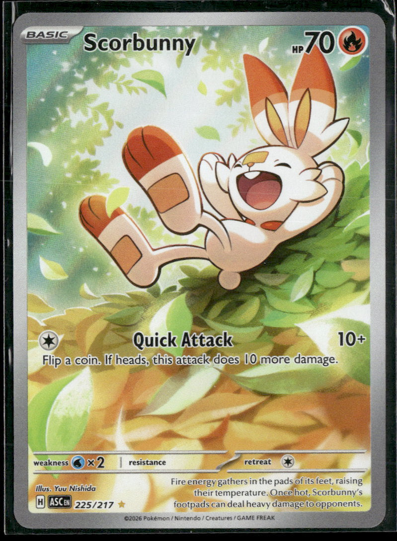 ME: Ascended Heroes Scorbunny #225/217