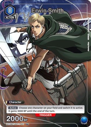 Erwin Smith (001) (U*) (UE10BT/AOT-1-001) - UE10BT Attack on Titan Foil