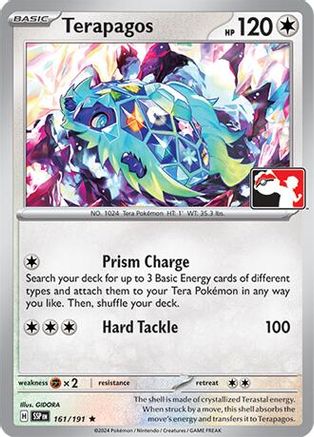 Terapagos 161/191 - Prize Pack Series Cards