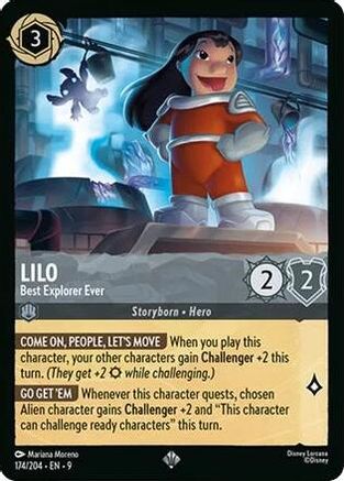 Lilo - Best Explorer Ever (174/204) - Fabled Cold Foil