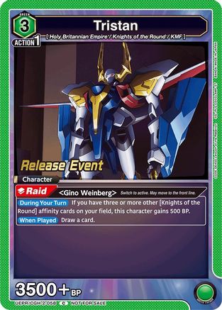 Tristan (UEPR/CGH-2-058) - UEX03BT CODE GEASS Lelouch of the Rebellion Vol2 Release Event Cards