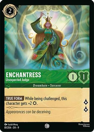 Enchantress - Unexpected Judge (81/204) - Fabled Cold Foil
