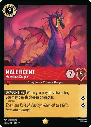 Maleficent - Monstrous Dragon (108/204) - Fabled
