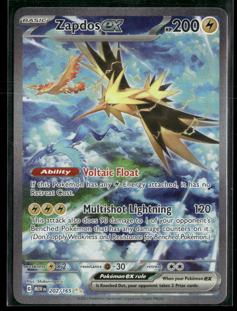 SV: Scarlet & Violet 151 Zapdos ex #202/165